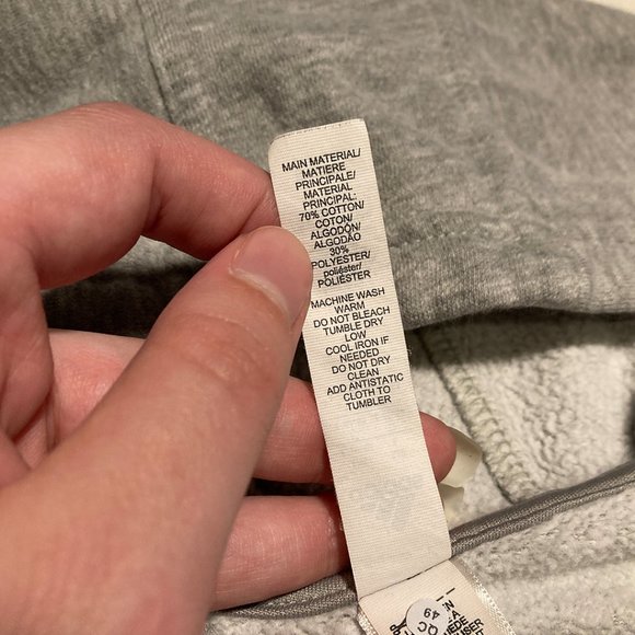 Adidas Light Gray Logo Hoodie - Picture 6 of 11